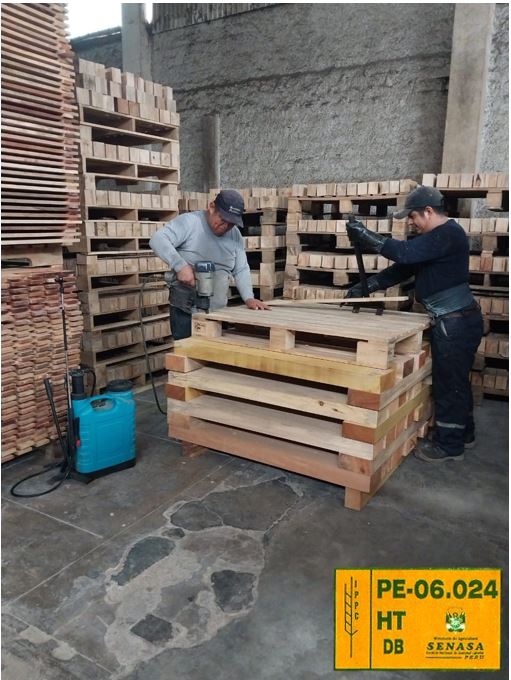 Servicio y reparación de parihuelas de madera